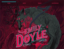 Tablet Screenshot of emilydoyledesign.com